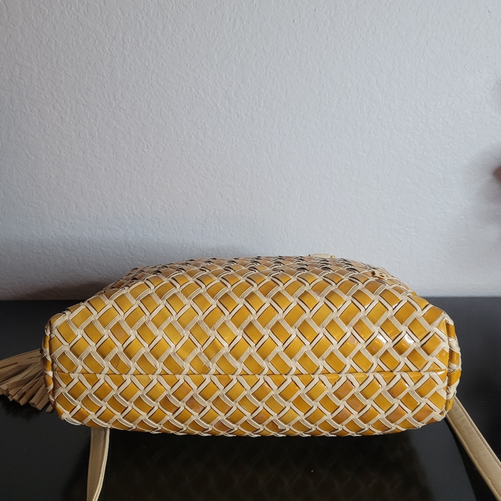 Bally Intrecciato Woven Leather Satchel - Picture 9 of 16